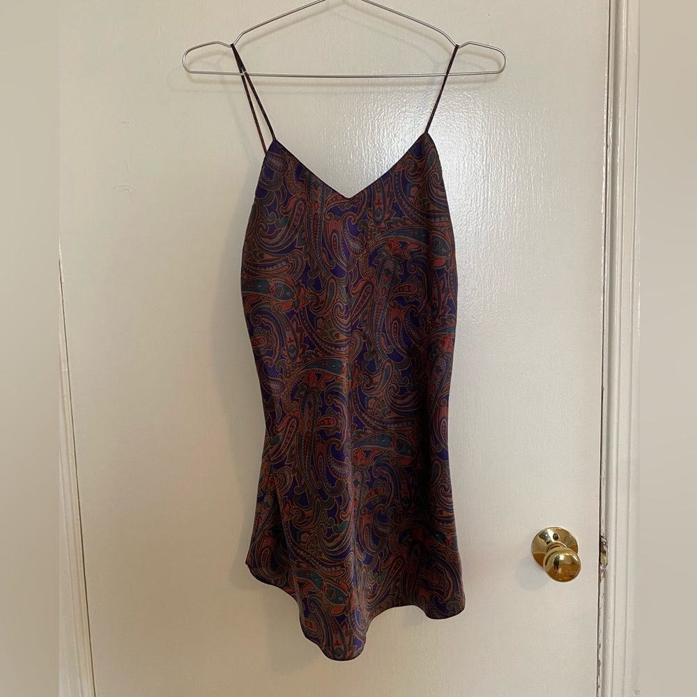 Paisley Slip Gown